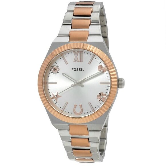 FX04487B NWT Fossil Fashion Ladies Quartz Steel Authentic Watch - Picture 1 of 3